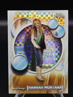 2026 Topps Chrome Disney Hannah Montana X-Fractor #4 - Image 1