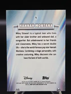 2026 Topps Chrome Disney Hannah Montana X-Fractor #4 - Image 2