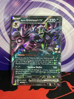Marnie's Grimmsnarl ex 136/182 Doule Rare Pokemon TCG Card Destined Rivals NM/M - Image 1