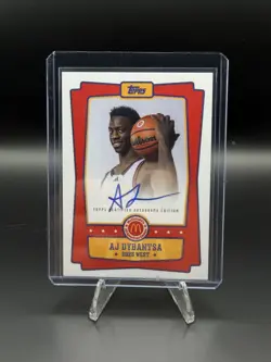 2025 McDonald's All-American #EA-AD AJ Dybantsa On Card Auto #1 Overall Pick - Image 1
