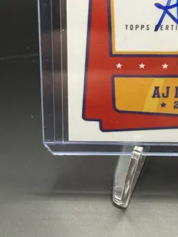 2025 McDonald's All-American #EA-AD AJ Dybantsa On Card Auto #1 Overall Pick - Image 5