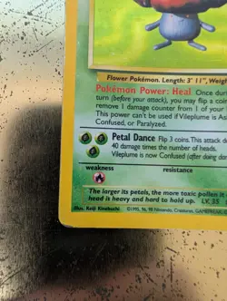 Pokemon TCG Vileplume Jungle 31/64 Unlimited Holo Rare - Image 5
