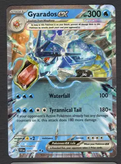 Gyarados EX 045/198 Holo NM Pokemon Card HQ Scan - Image 1