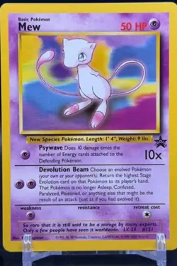 Mew 08/53 Wotc Promo Regular NEVER PLAYED WITH ANY OF THE CARDS - Image 1
