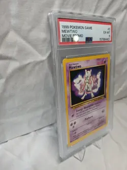 1999 Pokemon Game Mewtwo Movie Promo #3 Ex-Mt PSA 6 Vintage Rare Card 3 !! - Image 3