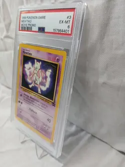 1999 Pokemon Game Mewtwo Movie Promo #3 Ex-Mt PSA 6 Vintage Rare Card 3 !! - Image 4