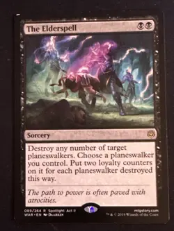 1x The Elderspell (089) War of the Spark LP MTG Magic the Gathering x1 MKE - Image 1