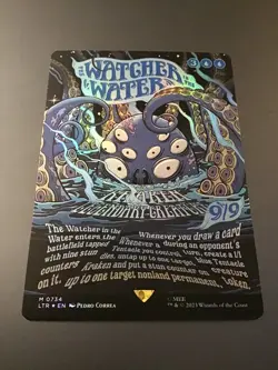 MTG x Lord of the Rings #0734 The Watcher in the Water Borderless Foil NM - Image 1