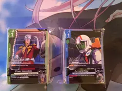 Gundam Card Game Demo Decks SET (Char Aznable + Amuro Ray) ENGLISH - Image 1
