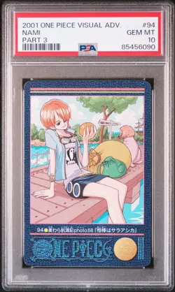 PSA10 No.94 Buddy is Sarah Sea Lion Nami One Piece Visual Adventure Card - Image 1