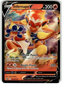 Infernape V - Holo Promo SWSH: Sword & Shield Promo Cards SWSH252 NM - Image 1