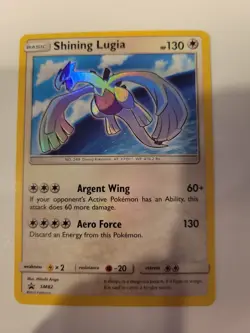 Pokemon TCG Shining Lugia SM82 2017 Black Star Promo Holo Card - Image 1