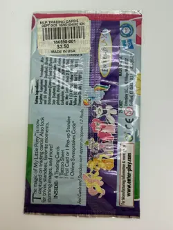 My Little Pony- MLP G4 2012 - Enterplay Trading Card Fun Pack Series 1 - Sealed - Image 2