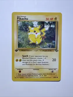 Pokemon Pikachu 1st edition Mint And 1999 Mint Card Rare - Never Played 🔥🔥🔥 - Image 1