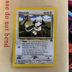 Smeargle Promo Card 32 WOTC Near Mint Black Star Promo Card (fast dispatch) - Image 1