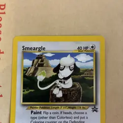 Smeargle Promo Card 32 WOTC Near Mint Black Star Promo Card (fast dispatch) - Image 2
