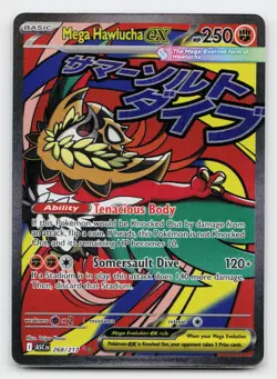 Mega Hawlucha ex Mega Attack Rare ME: Ascended Heroes 268/217 Pokemon TCG - Image 1