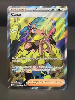 Canari 257/217 Full Art Trainer Pokemon TCG mega evolutions Ascended Heroes - Image 1