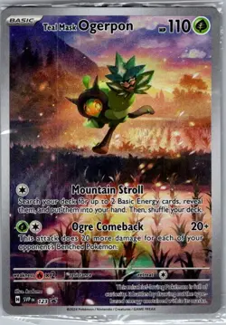 Sealed - Teal Mask Ogerpon SVP 123 Scarlet & Violet Promo Cards - Pokemon Card - Image 1