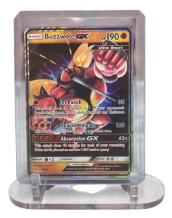 Pokemon Buzzwole GX SM69 Black Star Promo Sun and Moon MP - Image 1