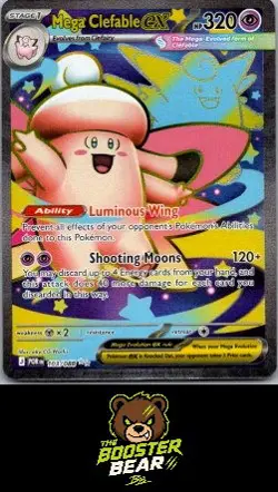 Mega Clefable ex 103/088 Perfect Order Ultra Rare Pokemon NM/M ENG - Image 1