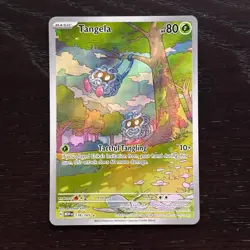 Tangela 178/165 Pokemon 151 Scarlet & Violet Illustration Rare Full Art NM - Image 1