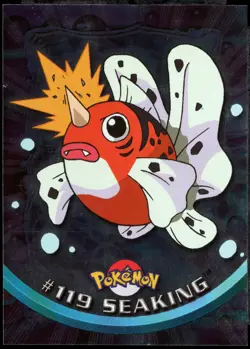 2000 Topps Pokemon TV Animation Edition Series 3 Holo Foil #119 Seaking - Image 1
