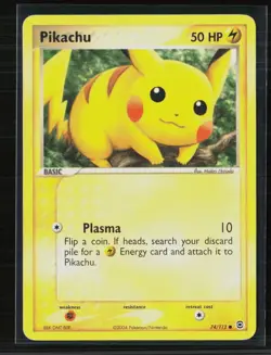Pokemon 2004 EX FireRed & LeafGreen Pikachu #74/112 - Image 1