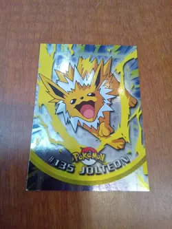 2000 Topps Pokemon TV Animation Edition Series 3 Silver Foil Jolteon #135 - Image 1