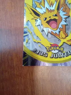 2000 Topps Pokemon TV Animation Edition Series 3 Silver Foil Jolteon #135 - Image 4
