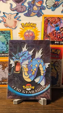 2000 Topps Pokemon Series 3 Silver Foil #130 Gyarados TV Animation LP+ - Image 1
