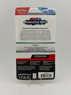 Pokemon Paradox Rift Checklane Blister (Pineco) – 1 Booster Pack, New & Sealed - Image 2