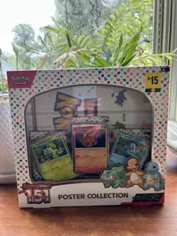 Pokemon TCG Scarlet & Violet 151 Poster Collection Box English 2023 Promo 3 - Image 1