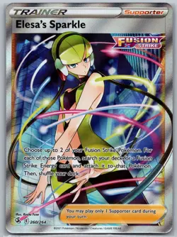 Elesa's Sparkle 260/264 - Ultra Rare - NM - Fusion Strike - Pokemon TCG - Image 1