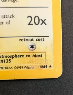 Pokemon TCG: Jolteon 4/64 Jungle WoTC Holo MP+ - Image 4