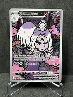 Houndstone 145/132 Illustration Rare Mega Evolution Pokemon Holo Near Mint - Image 1