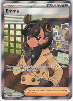 Emma 107/086 Ultra Rare Chaos Rising Pokemon Holo Near Mint - Image 1