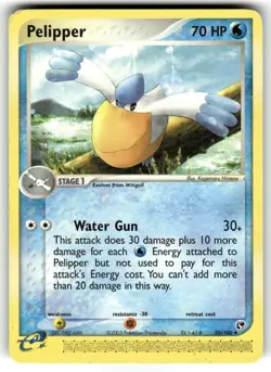 Pelipper 50/100 Uncommon Sandstorm Pokemon MP - Image 1
