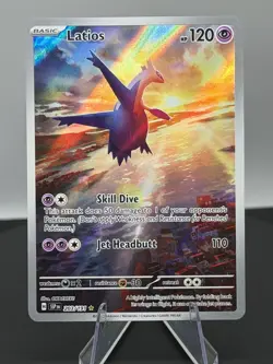 The Pokemon Company Latios 203/191 Sv08 Surging Sparks IR Full Art Holo EN 120HP - Image 1