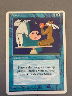 Stasis,. 4th Edition, Non Foil, MTG, Magic the Gathering - Image 1