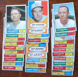 1961 TOPPS BASEBALL LOT OF 282 DIFFERENT CARDS EX-EX/MT NOTES CL-15 - Image 5