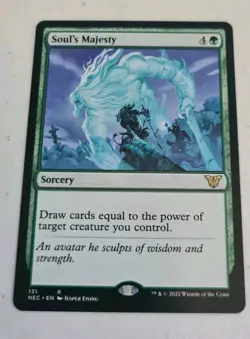 MTG Soul's Majesty Neon Dynasty Commander Mint Condition - Image 1