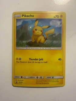 Pikachu Holo SM183 Black Star Promo 2019 Pokemon TCG LP/NM - Image 1