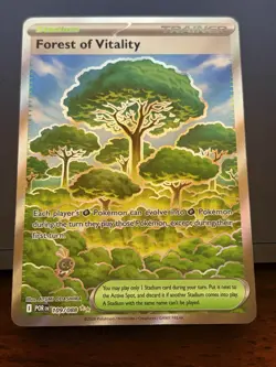 Pokemon TCG Forest of Vitality POR 109/088 Full Art Trainer Foil English - Image 1