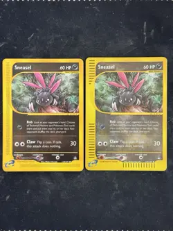Pokemon TCG Sneasel 110/147 Aquapolis Reverse And Non-Holo E-Reader - Image 1