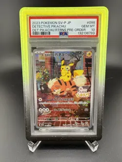 Pokemon Detective Pikachu 098/SV-P Sv-P Promo Holo PSA 10 Japanese 2023 - Image 1