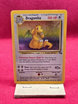 Pokemon TCG Dragonite Fossil Holo (FO 4/62) Unlimited 1999 - LIGHT PLAY + - Image 1