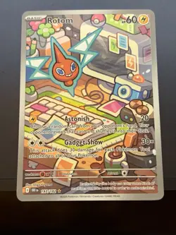 Rotom 197/182 Illustration Rare Destined Rivals Pokemon TCG Holo Full Art - Image 1
