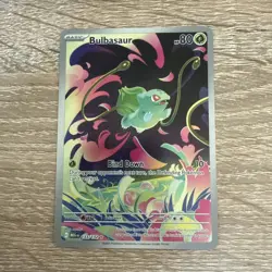 Pokemon TCG Bulbasaur 133/132 Mega Evolution Illustration Rare NM - Image 1