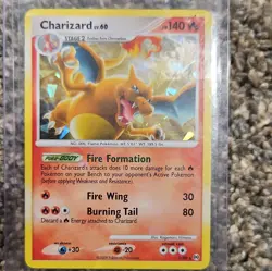 Pokemon TCG Charizard 1/99 Arceus Cracked Ice Holo Rare English LP+ - Image 1